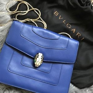 Blue Serpenti Bag